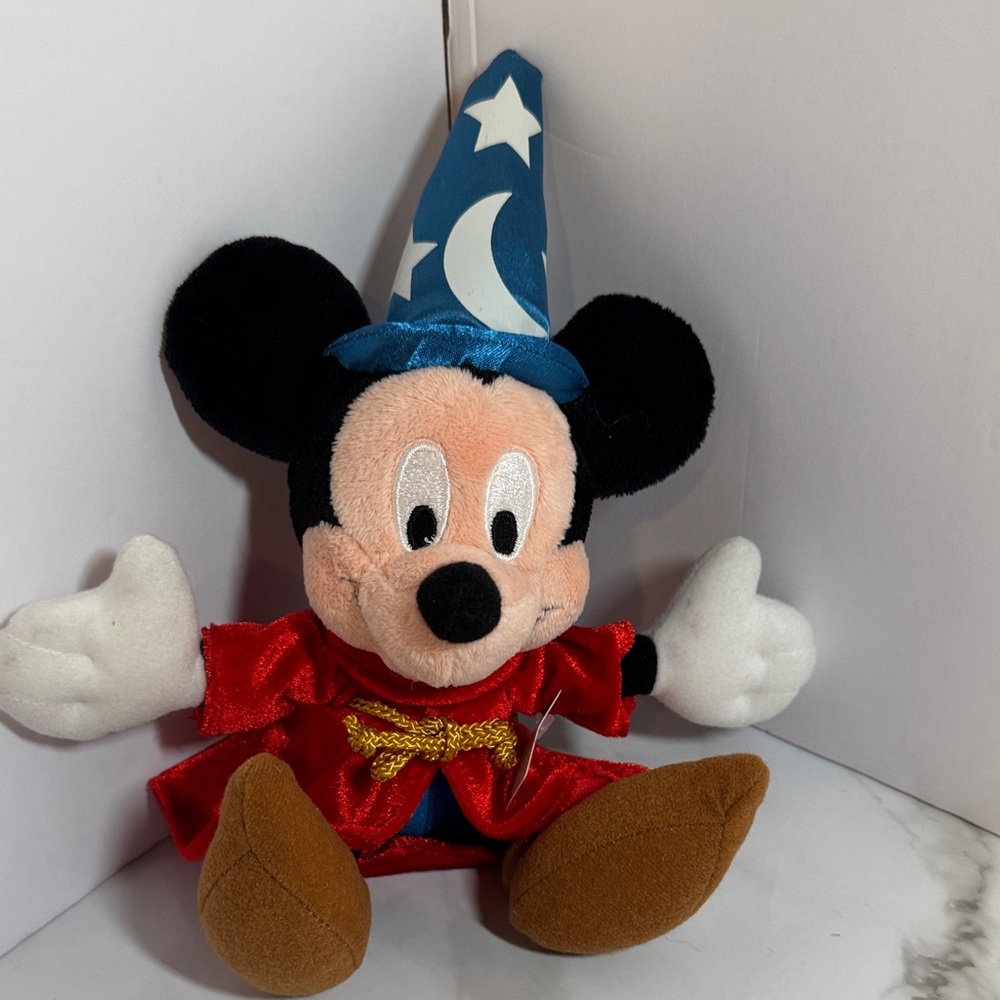 Disney Sorcerer Mickey Plush NWT